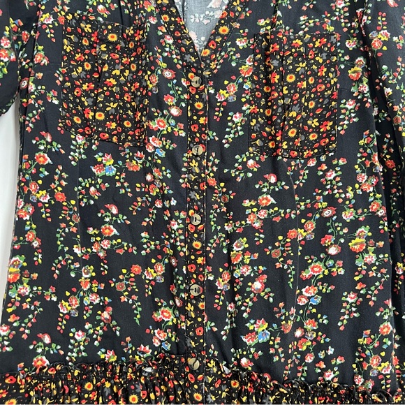 Maeve by Anthropologie Marlie Button-Front Chambray Tunic Dress - Picture 8 of 12